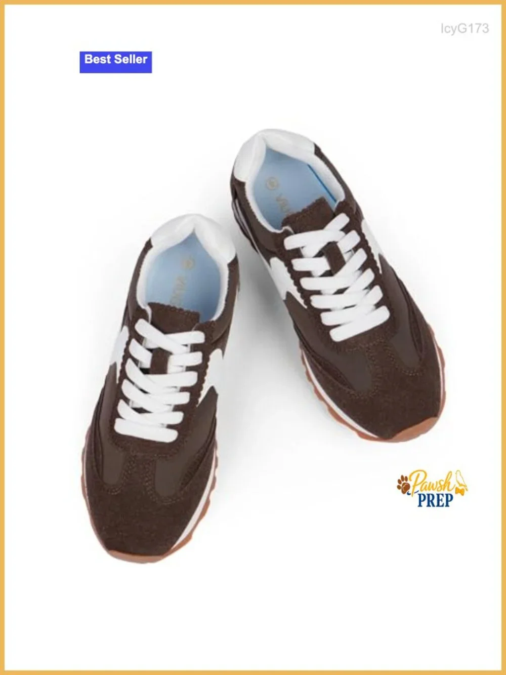 Comfortable Lace Up Fashion Sneakers with Breathable Upper